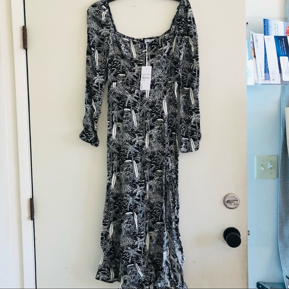 💥 SOLD ON Ⓜ️💥 Reformation Sigmund Long Sleeve Midi Dress NWT! - Picture 7 of 13